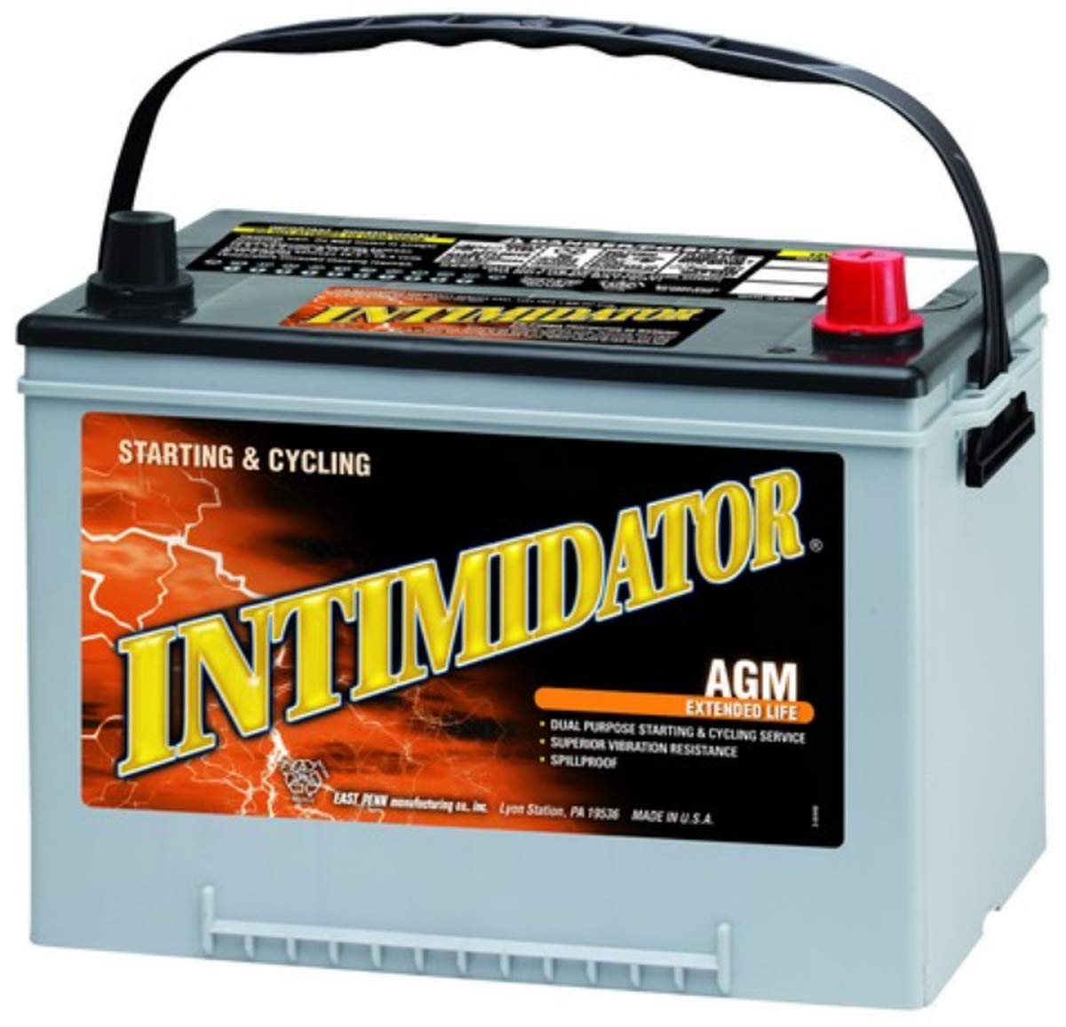 Amazon.com: Deka 9A34R AGM Intimidator Battery : Automotive
